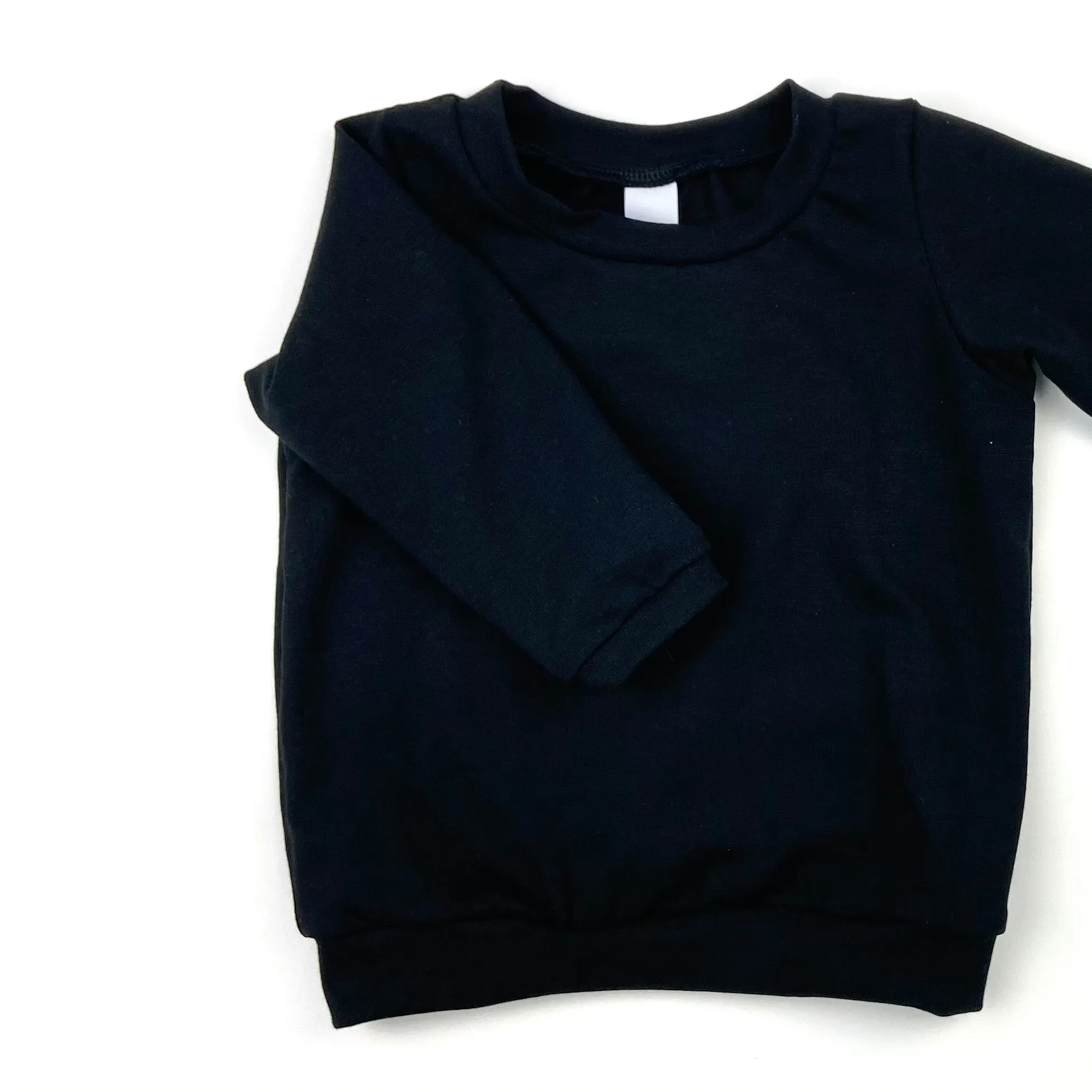 BLACK T-SHIRT - LONG OR SHORT SLEEVE