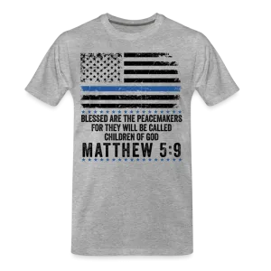 Blessed Are The Peacemakers Matthew 5:9 Men's Premium T-Shirt (CK1843)