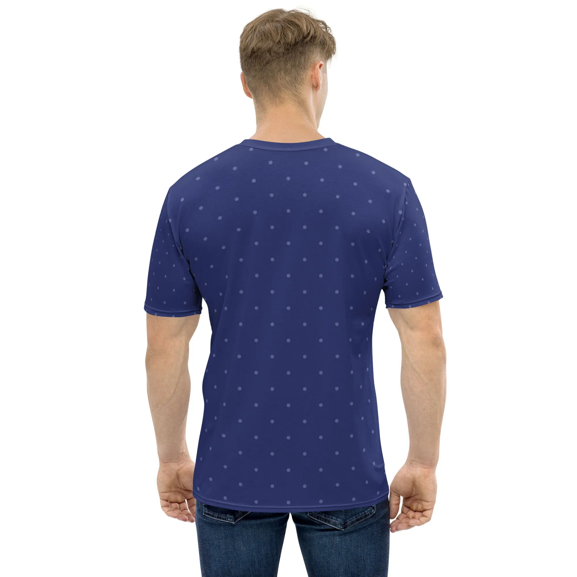 Blue Dots - Sustainably Made Men's Short Sleeve Tee