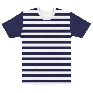 Blue Stripes - Sustainably Made Men's Short Sleeve Tee