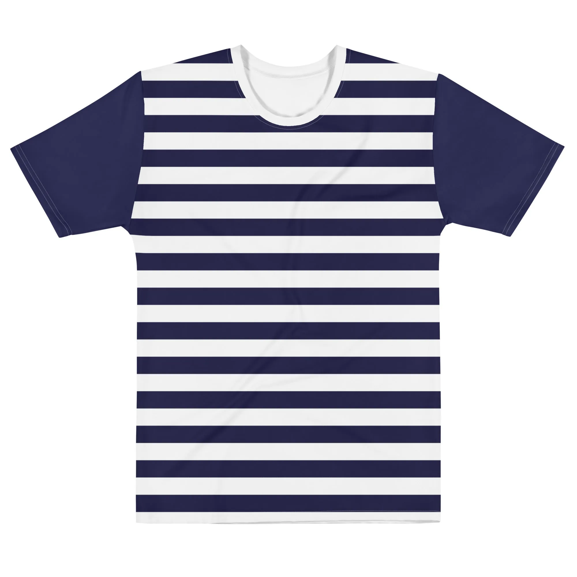 Blue Stripes - Sustainably Made Men's Short Sleeve Tee