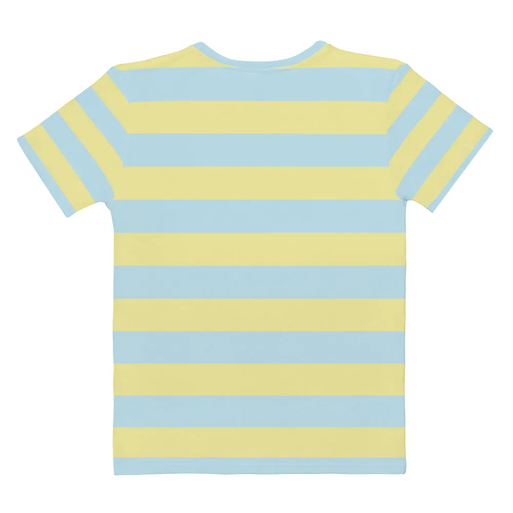Blue Yellow Horizontal - Sustainably Made Women’s Short Sleeve Tee