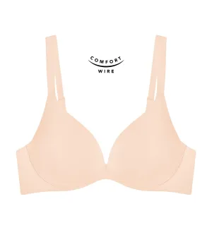 Body Make Up Illusion Smooth Wired Push Up Deep V Bra