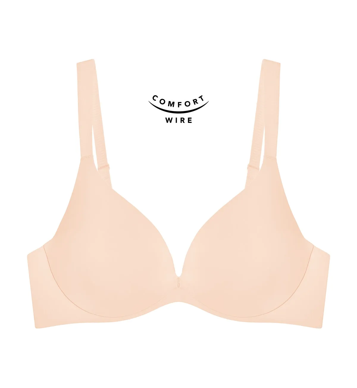 Body Make Up Illusion Smooth Wired Push Up Deep V Bra