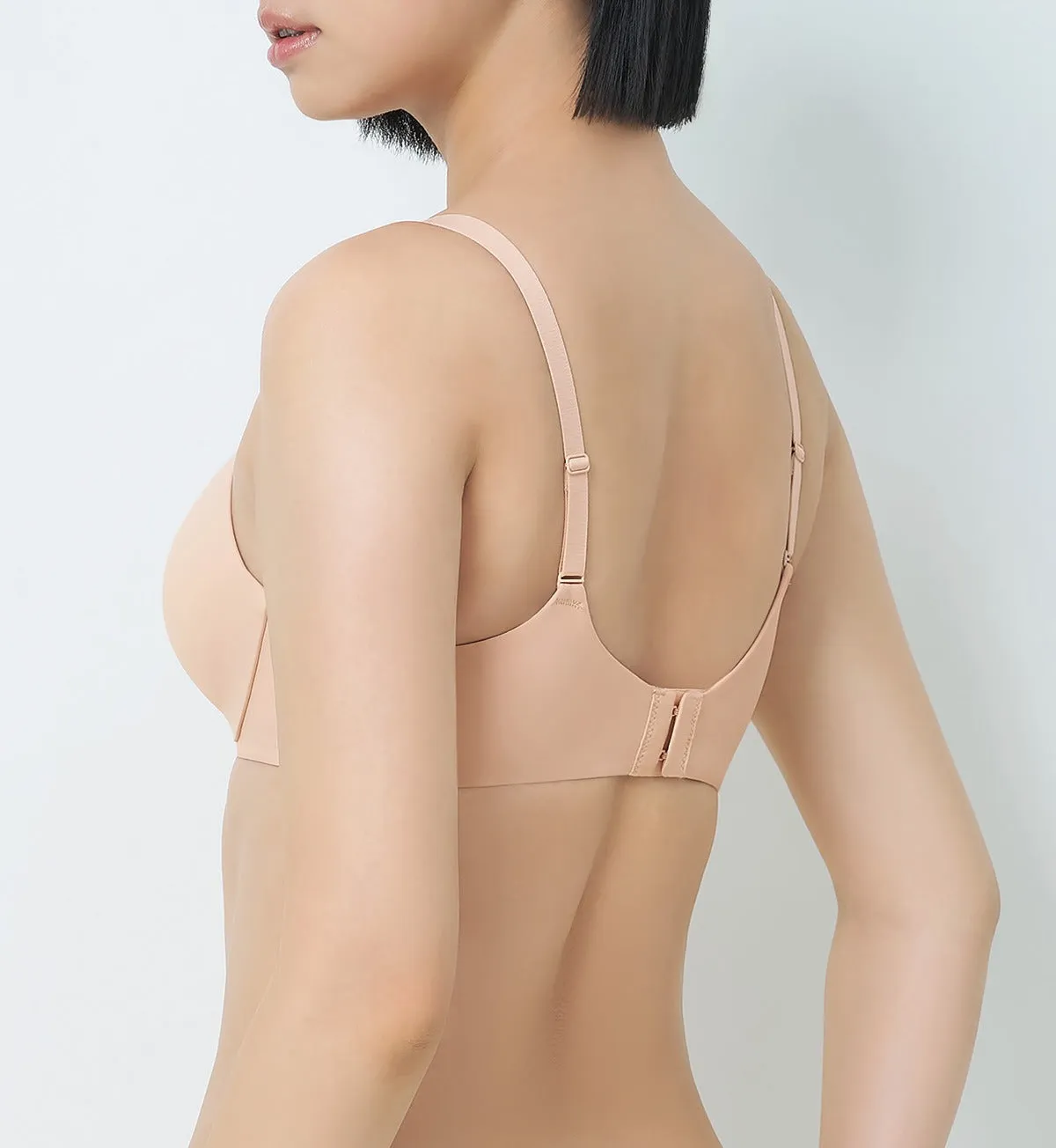 Body Make Up Illusion Smooth Wired Push Up Deep V Bra