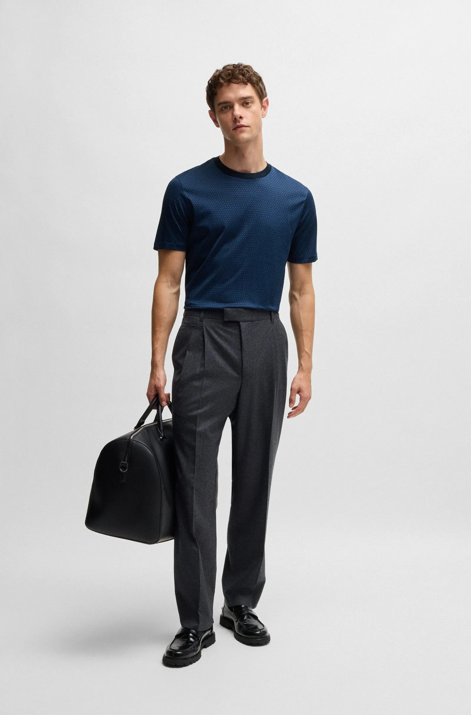 BOSS T-Shirts Regular Fit in Cotton - H-THOMPSON 204 10262982 01-50518883