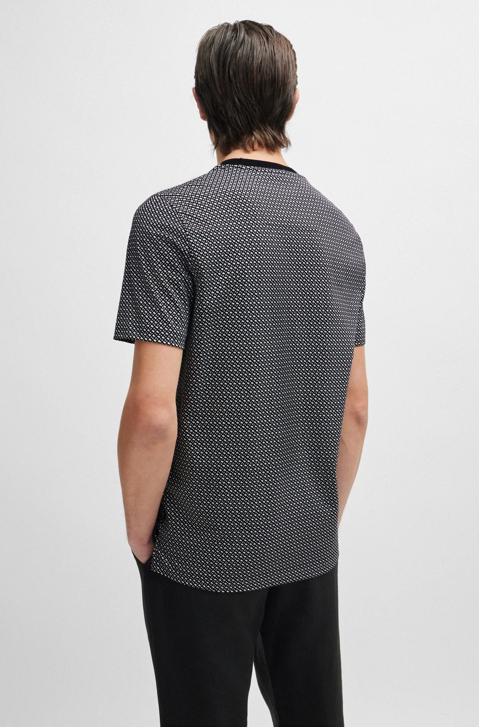 BOSS T-Shirts Regular Fit in Cotton - H-THOMPSON 204 10262982 01-50518883