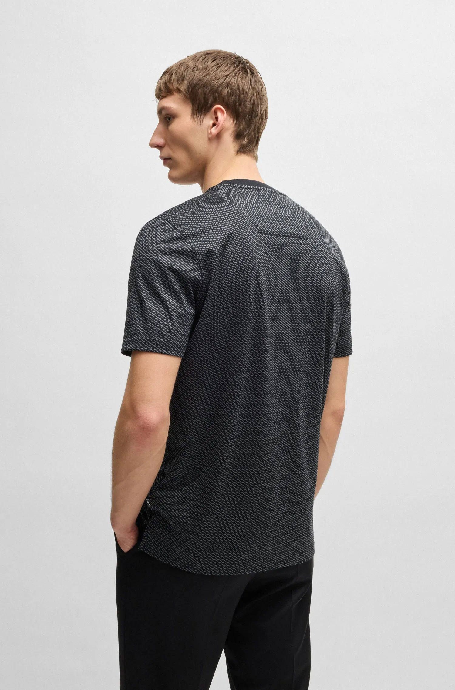 BOSS T-Shirts Regular Fit in Cotton - H-THOMPSON 204 10262982 01-50518883