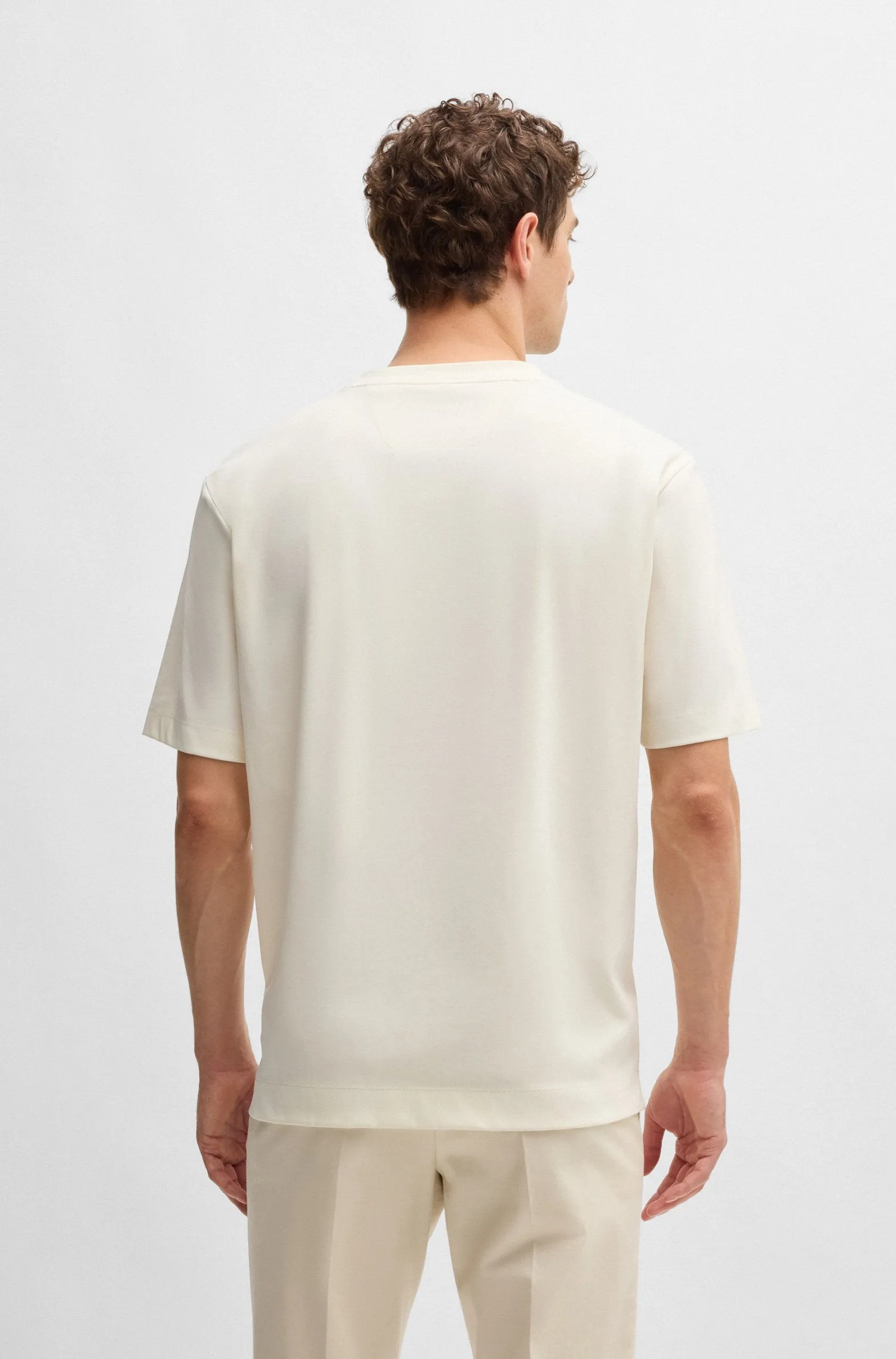 BOSS T-Shirts Regular Fit in Cotton Mix - L-MAX_AM 10266674 01-50527936