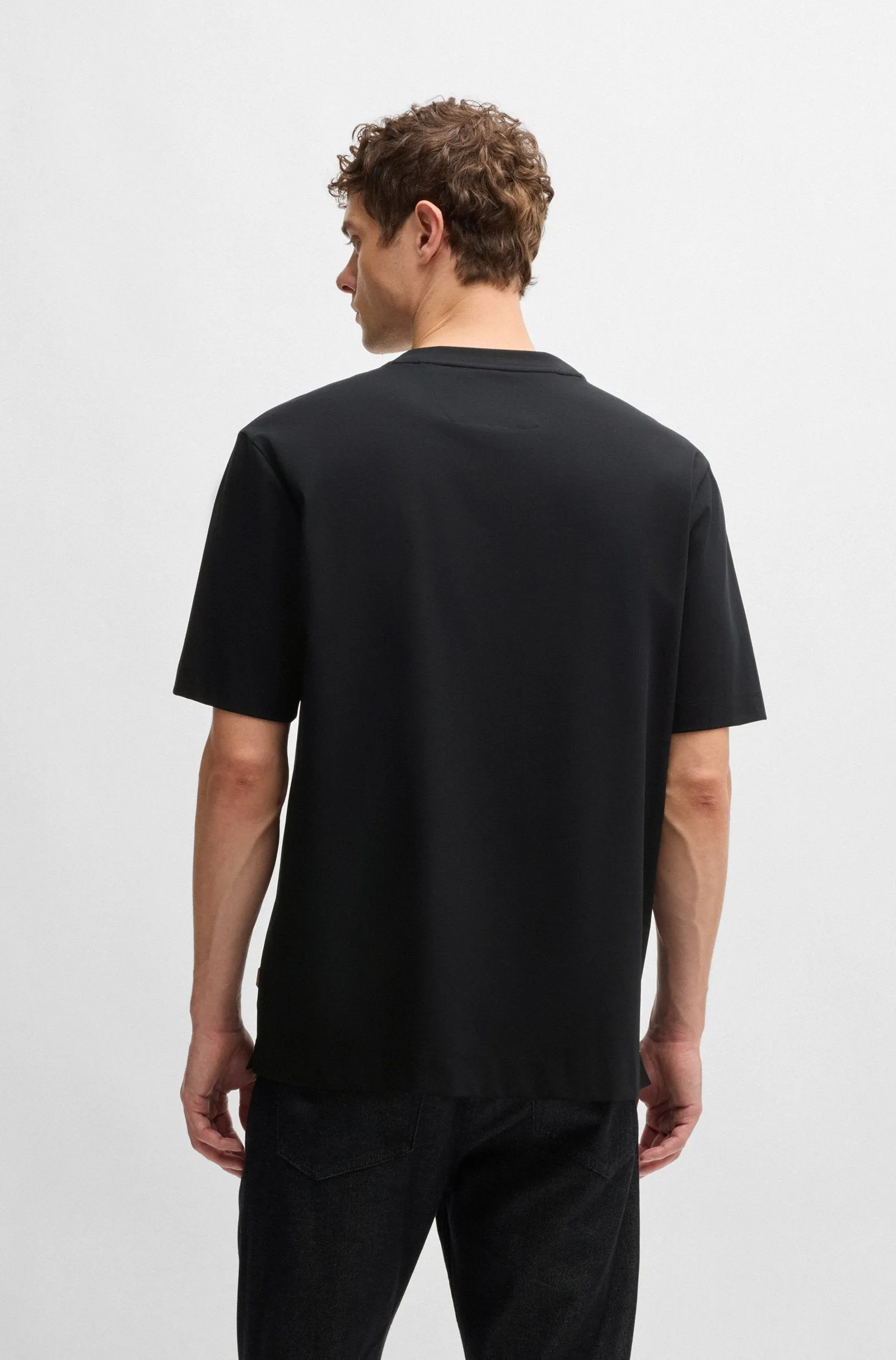 BOSS T-Shirts Regular Fit in Cotton Mix - L-MAX_AM 10266674 01-50527936