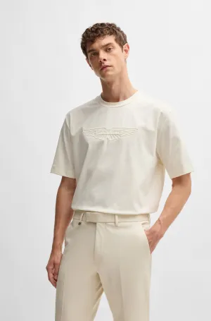 BOSS T-Shirts Regular Fit in Cotton Mix - L-MAX_AM 10266674 01-50527936