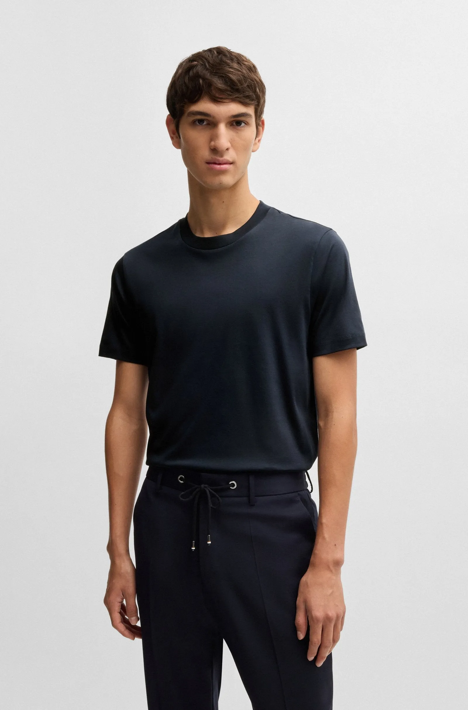 BOSS T-Shirts Slim Fit in Cotton - H-TESSLER 17 10266282 01-50523931