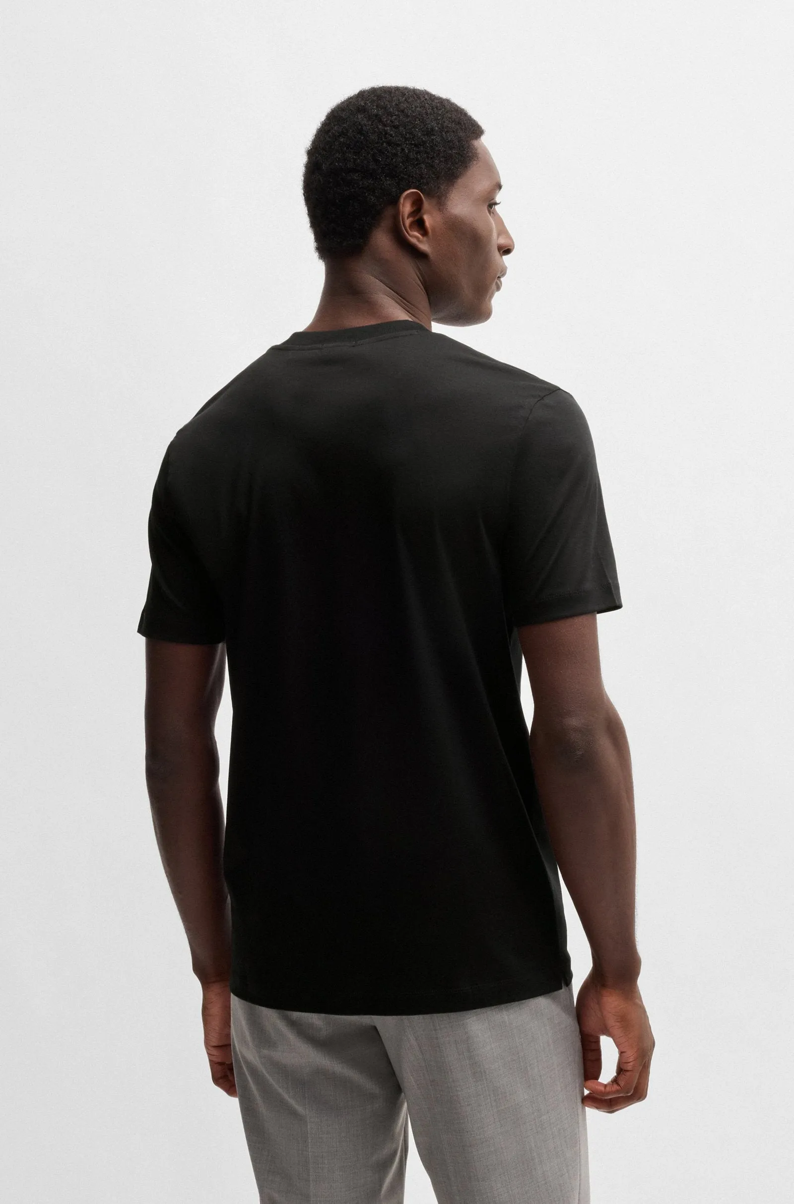 BOSS T-Shirts Slim Fit in Cotton - H-TESSLER 17 10266282 01-50523931