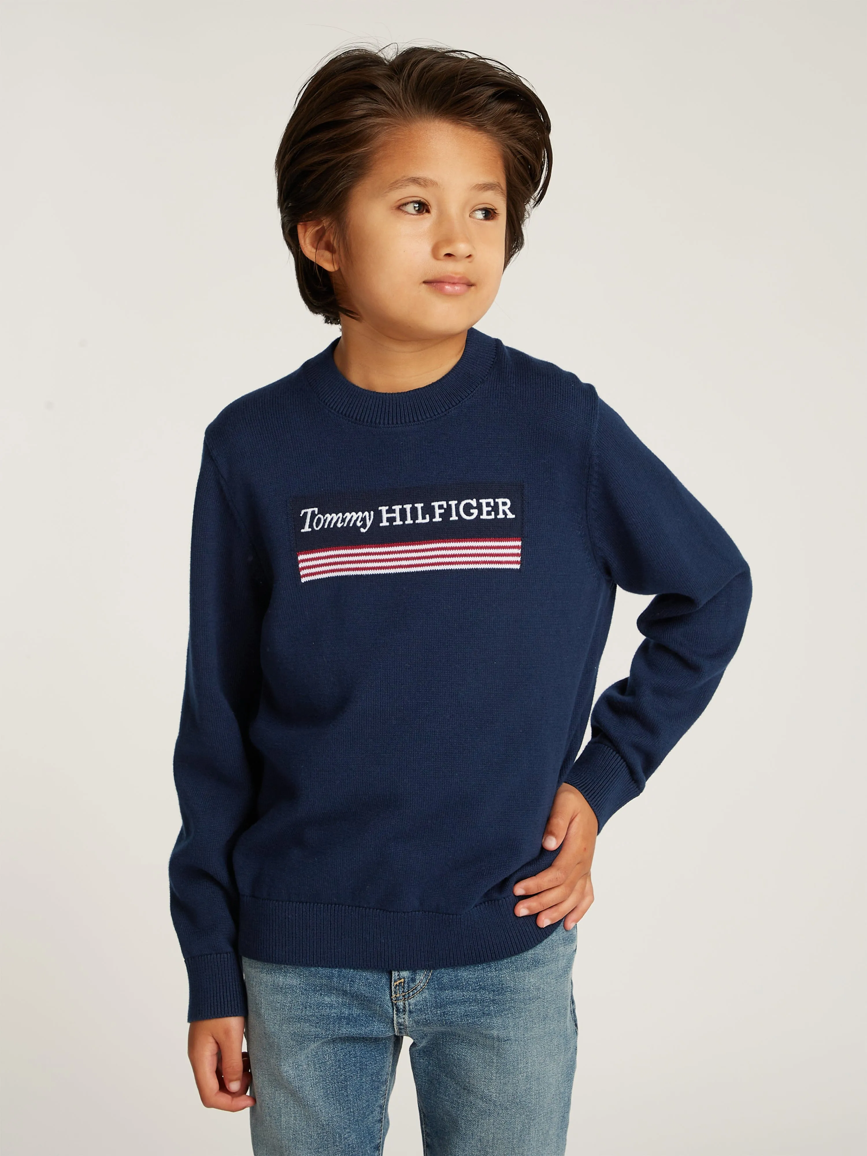 Boys Monotype 1985 Sweatshirt in Navy