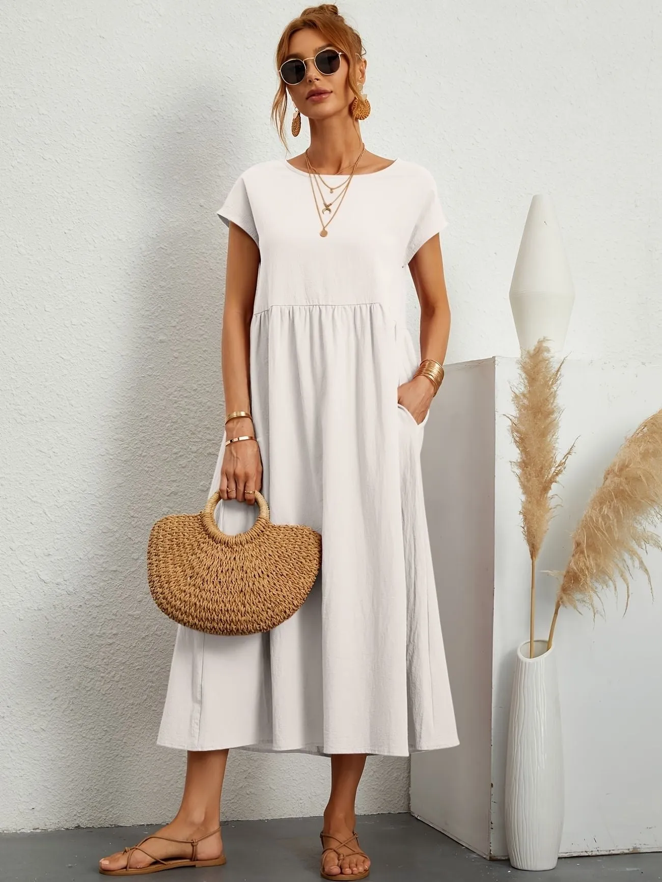Brenda® | Elegant linen dress