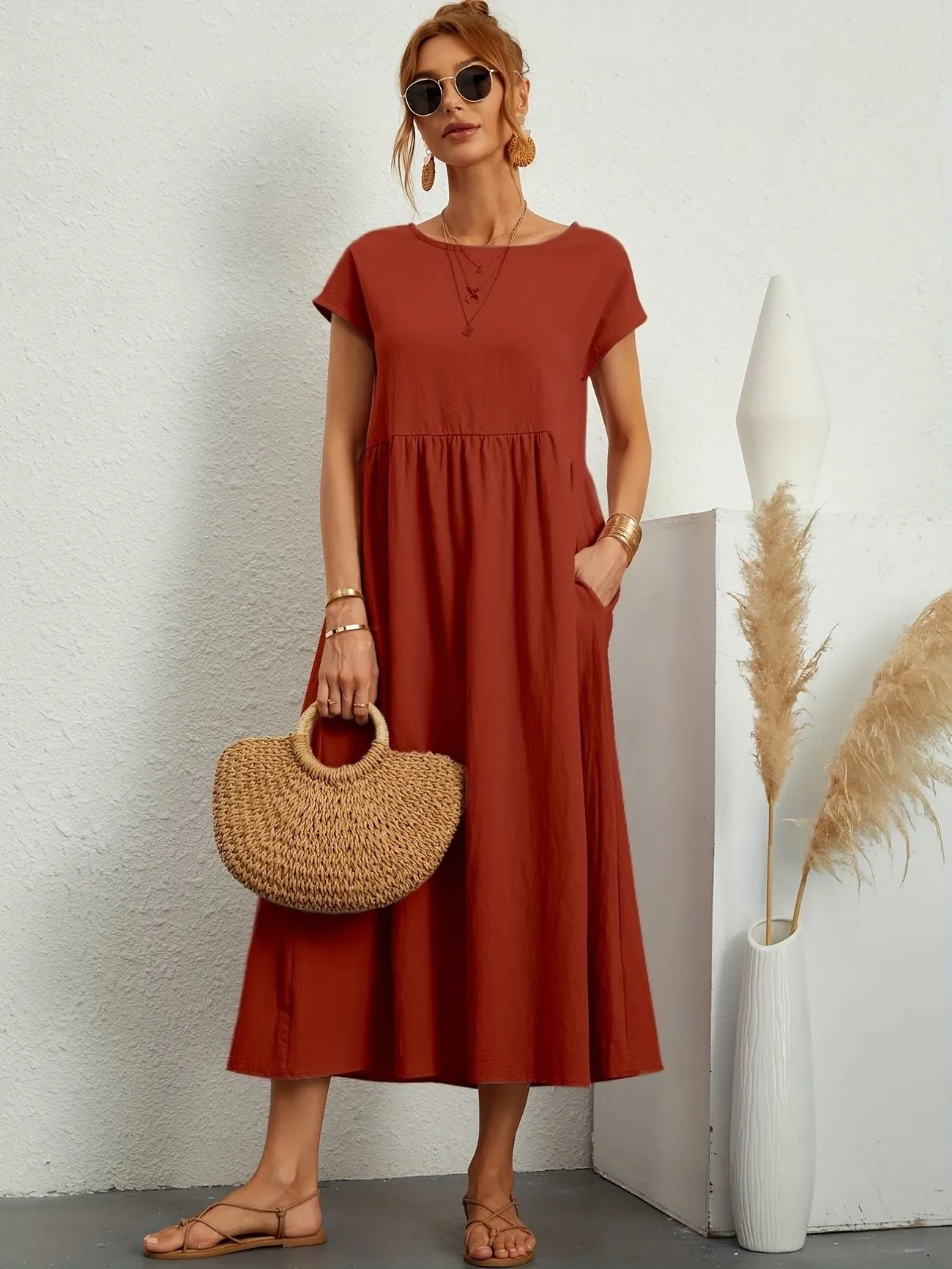 Brenda® | Elegant linen dress