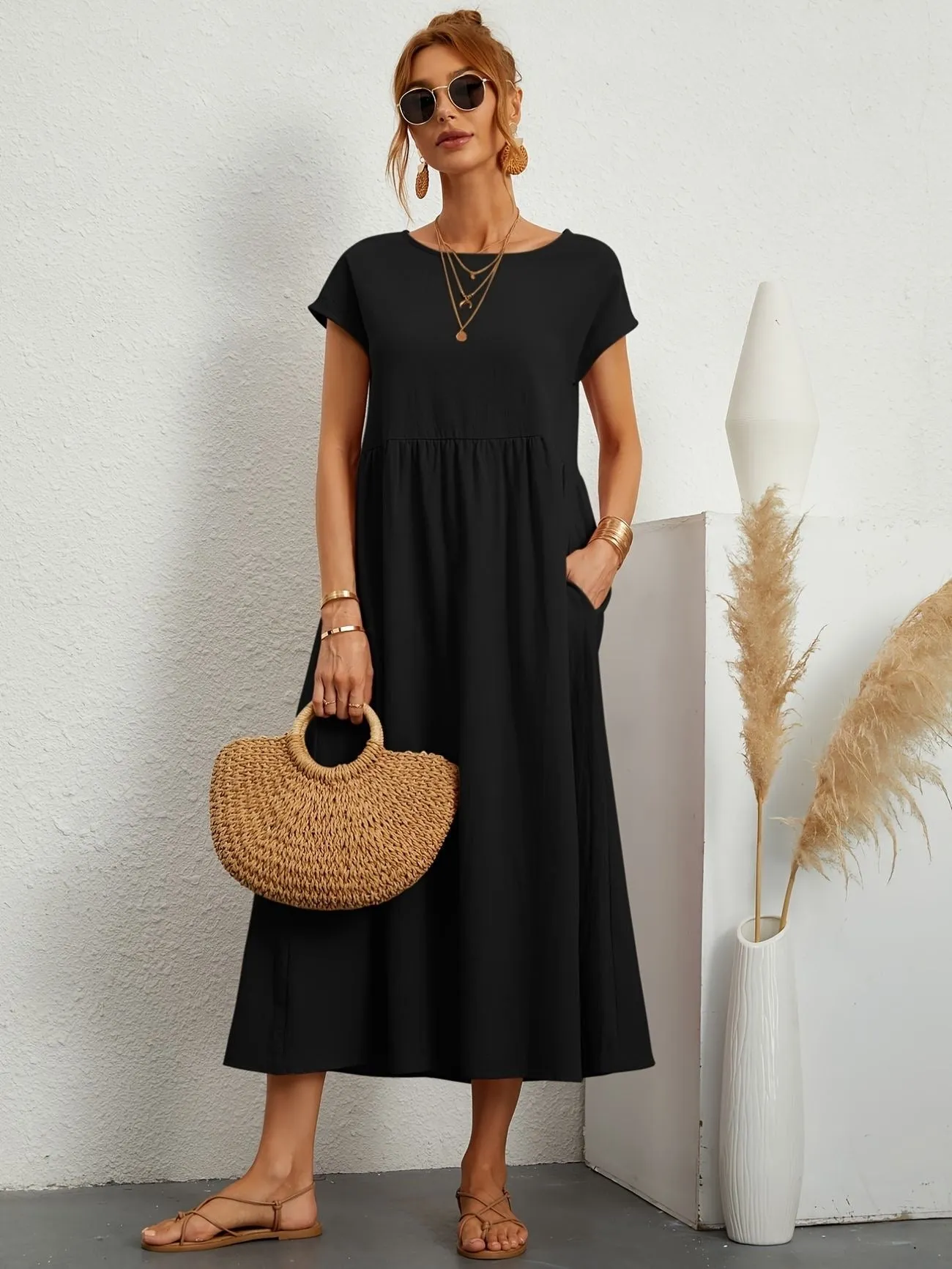 Brenda® | Elegant linen dress
