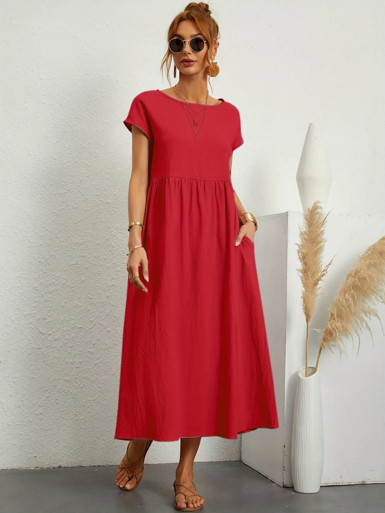 Brenda® | Elegant linen dress