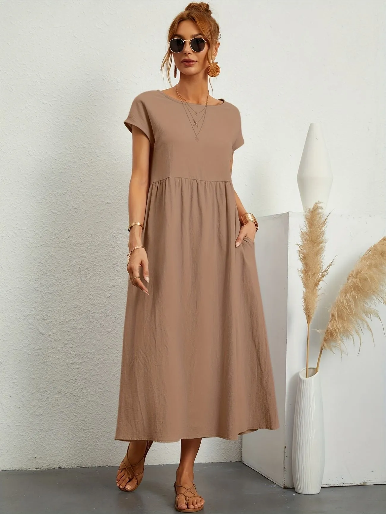 Brenda® | Elegant linen dress