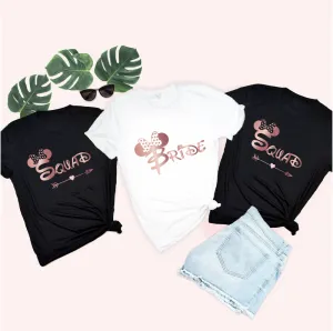 Bride and Her Squad T-shirts