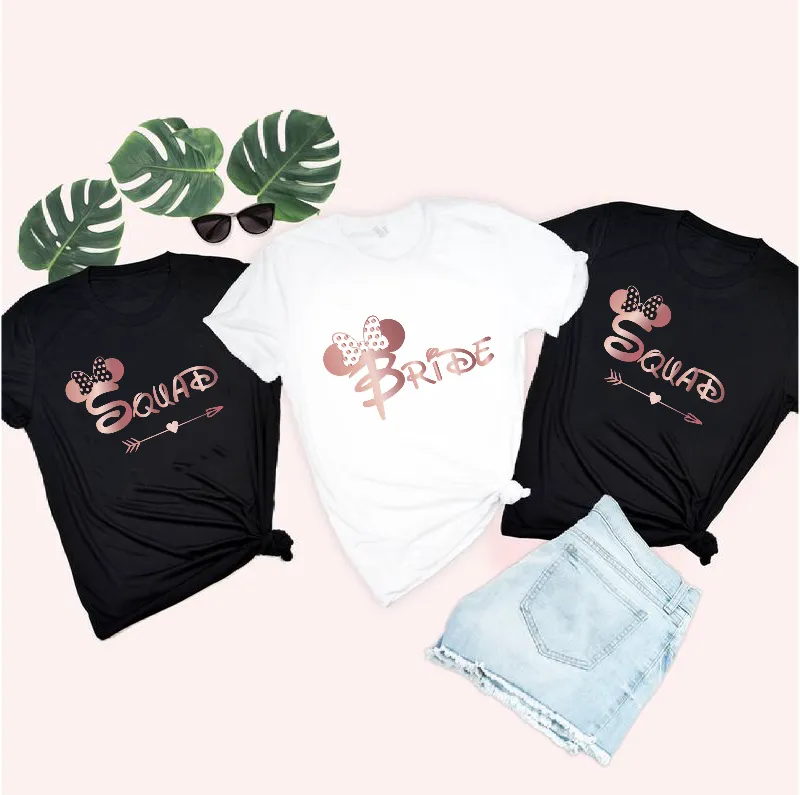 Bride and Her Squad T-shirts
