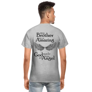 Brother Amazing Angel Sister of an Angel Gildan Ultra Cotton Adult T-Shirt