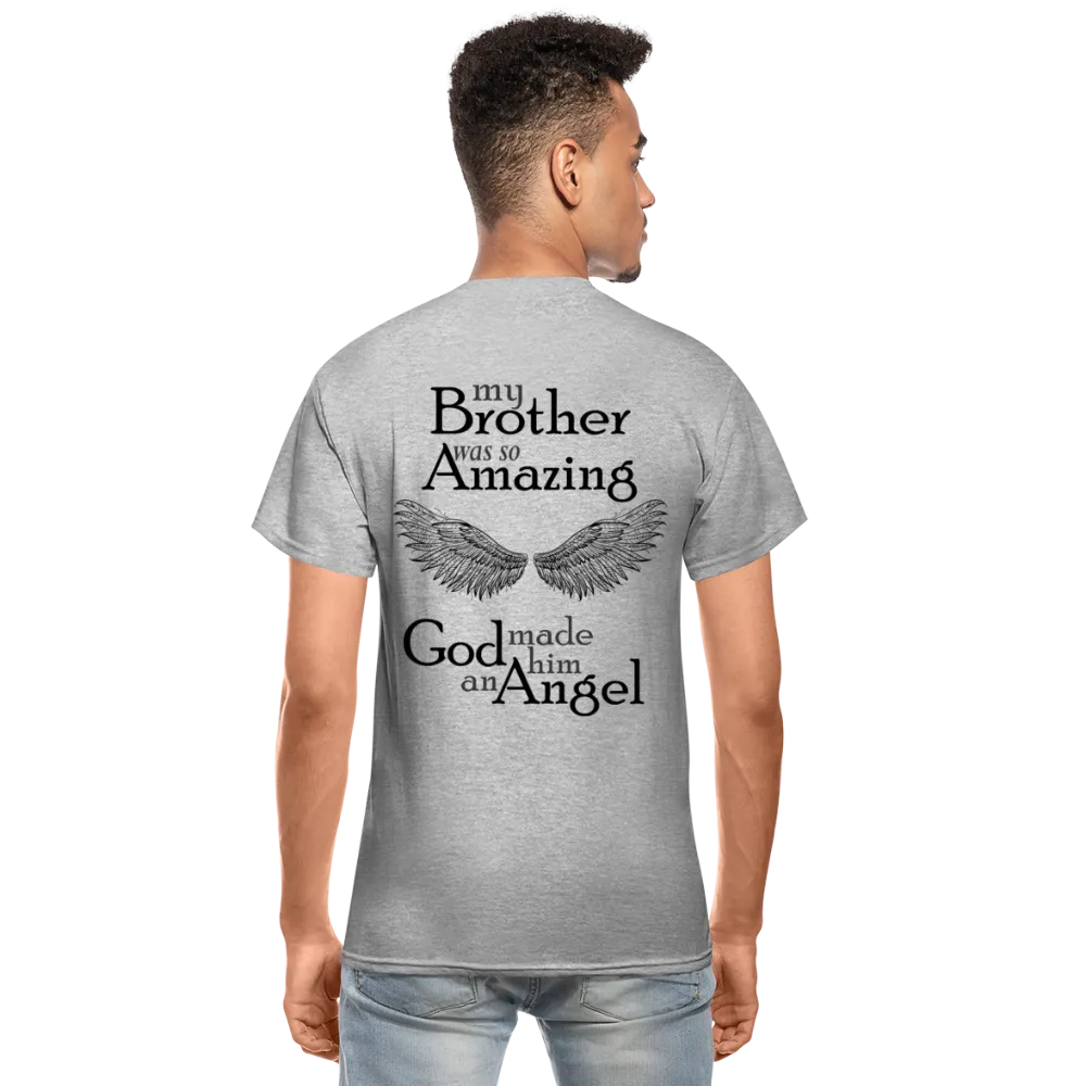 Brother Amazing Angel Sister of an Angel Gildan Ultra Cotton Adult T-Shirt