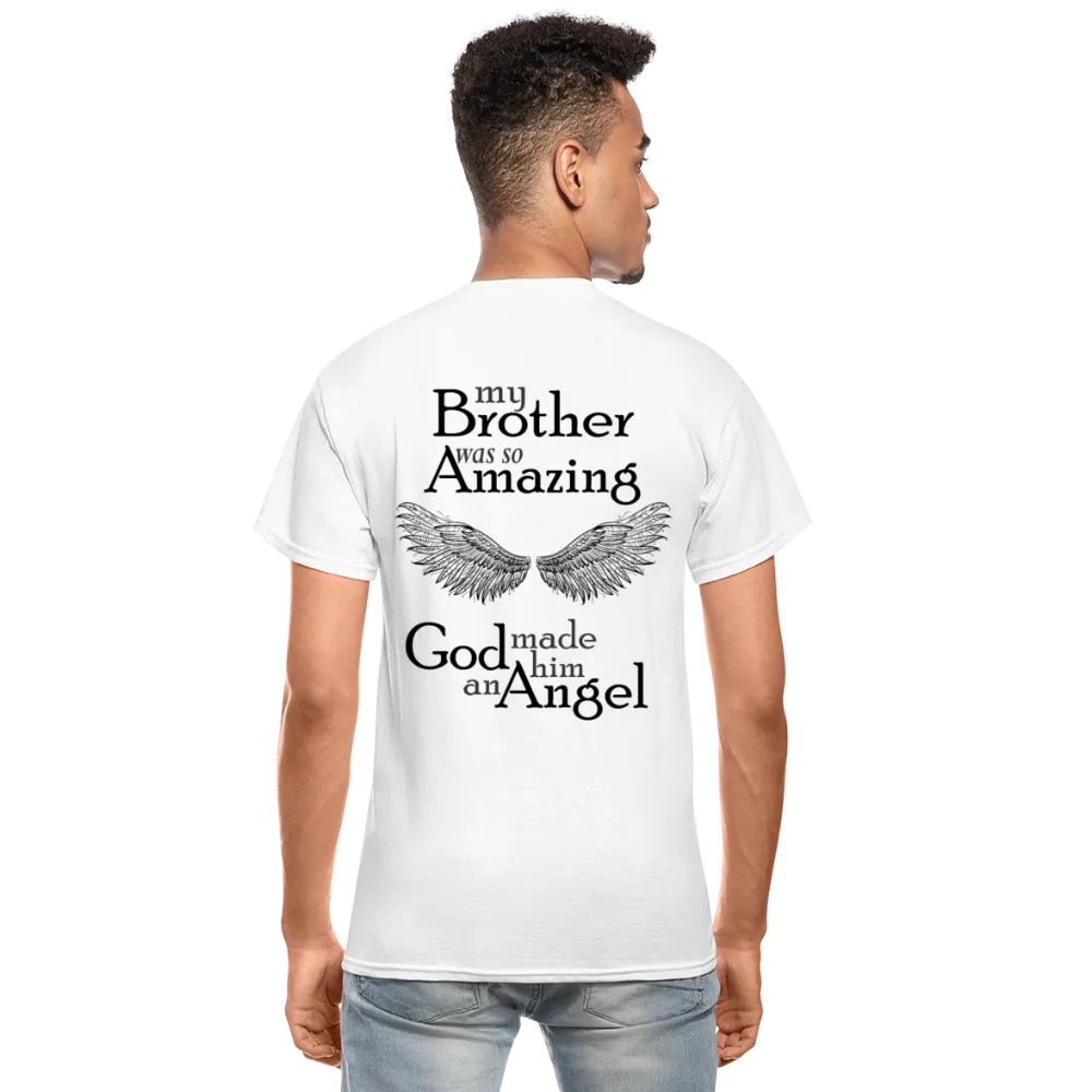 Brother Amazing Angel Sister of an Angel Gildan Ultra Cotton Adult T-Shirt