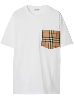 Burberry vit bomull lätt tröja tröja