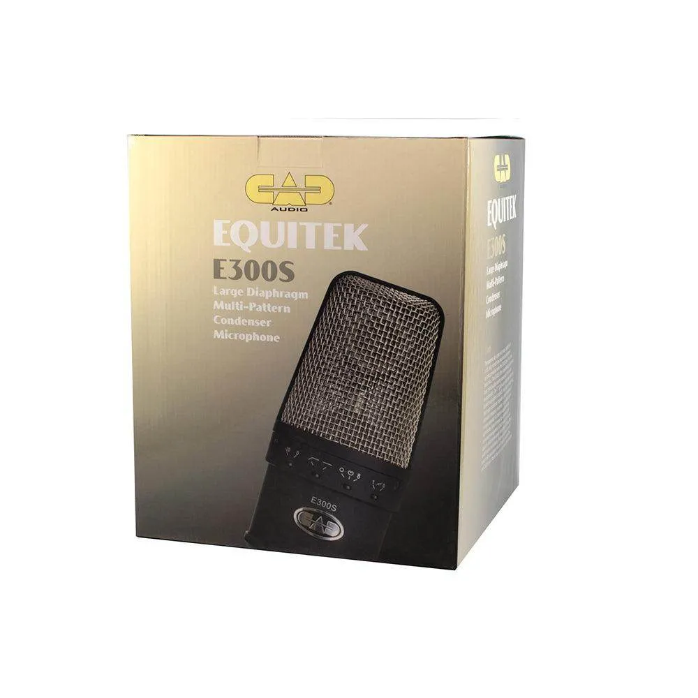 CAD Equitek E300S Large Diaphragm Multi-Pattern Condenser Microphone