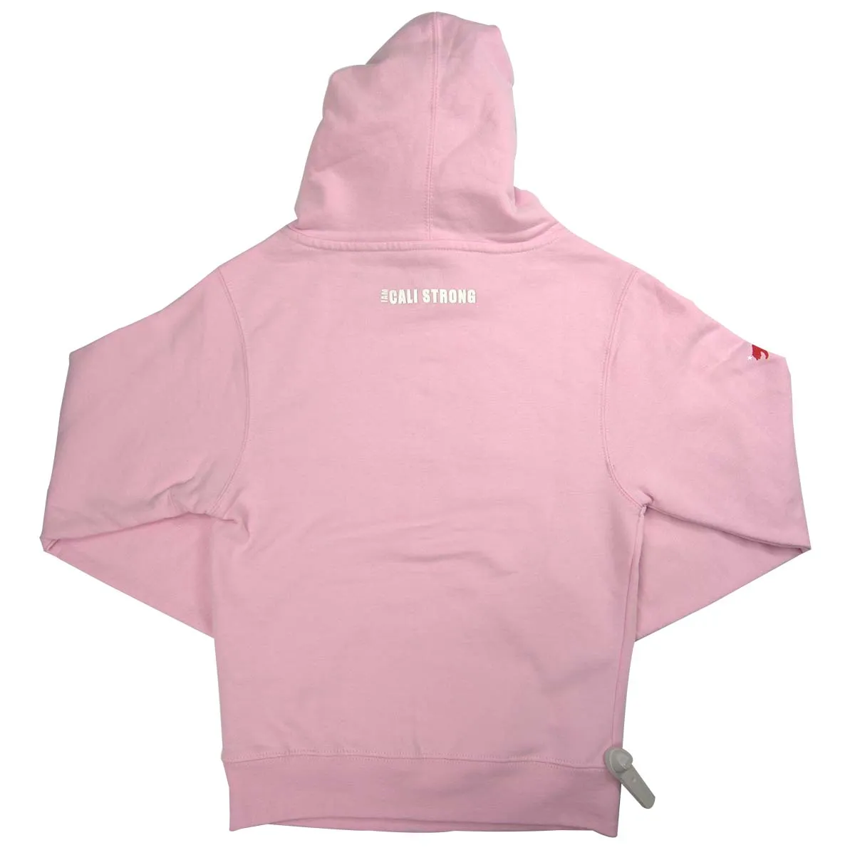 CALI Strong Boarding Bear Youth Hoodie Pink Glow in the Dark