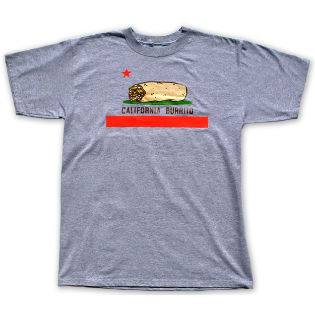 California Burrito T-shirt Heather Grey