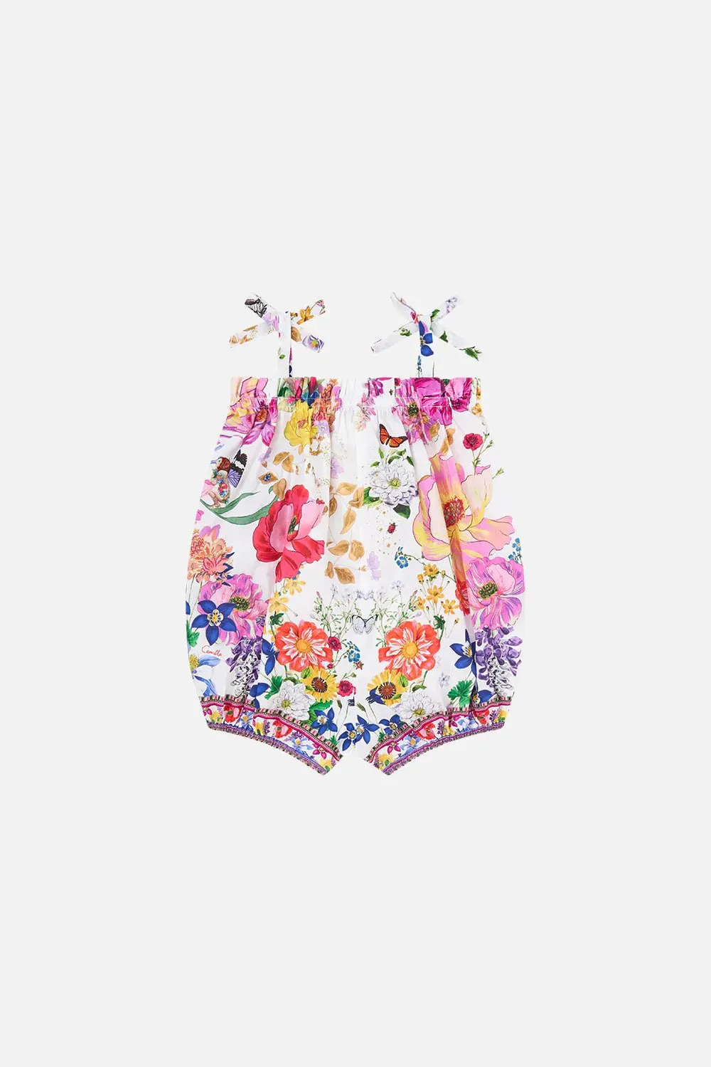 CAMILLA - Babies Gathered Neckline Onesie Fairy Gang