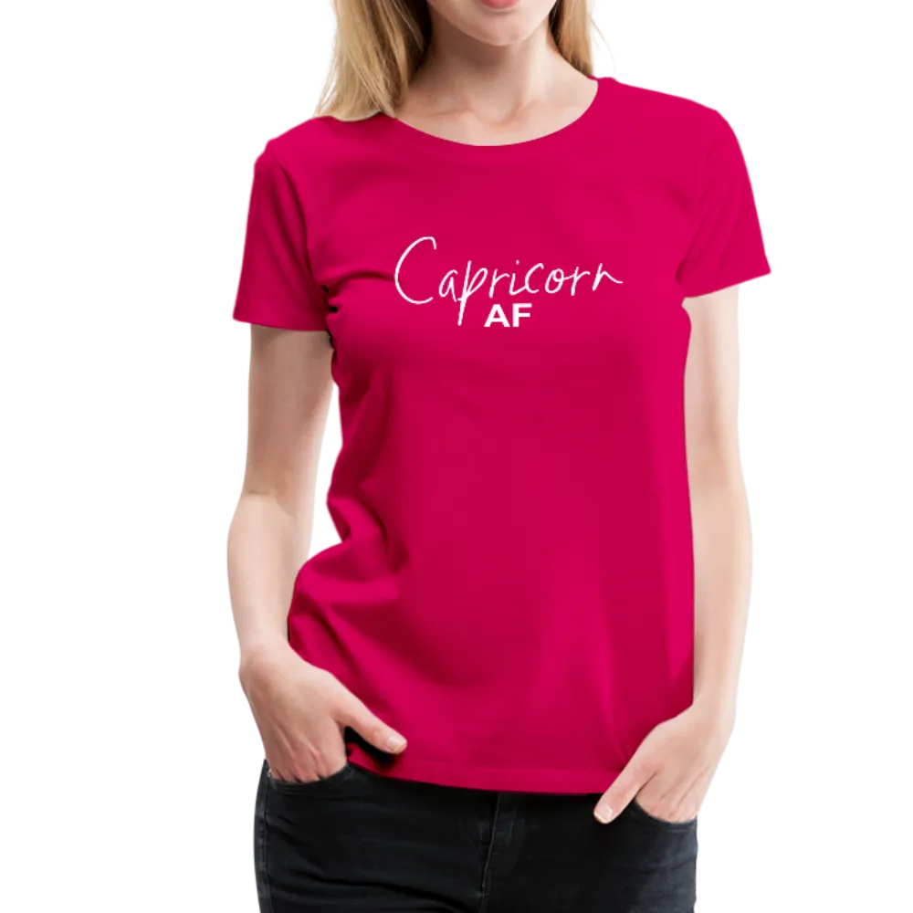 Capricorn AF Women’s Premium T-Shirt (CK1571W)