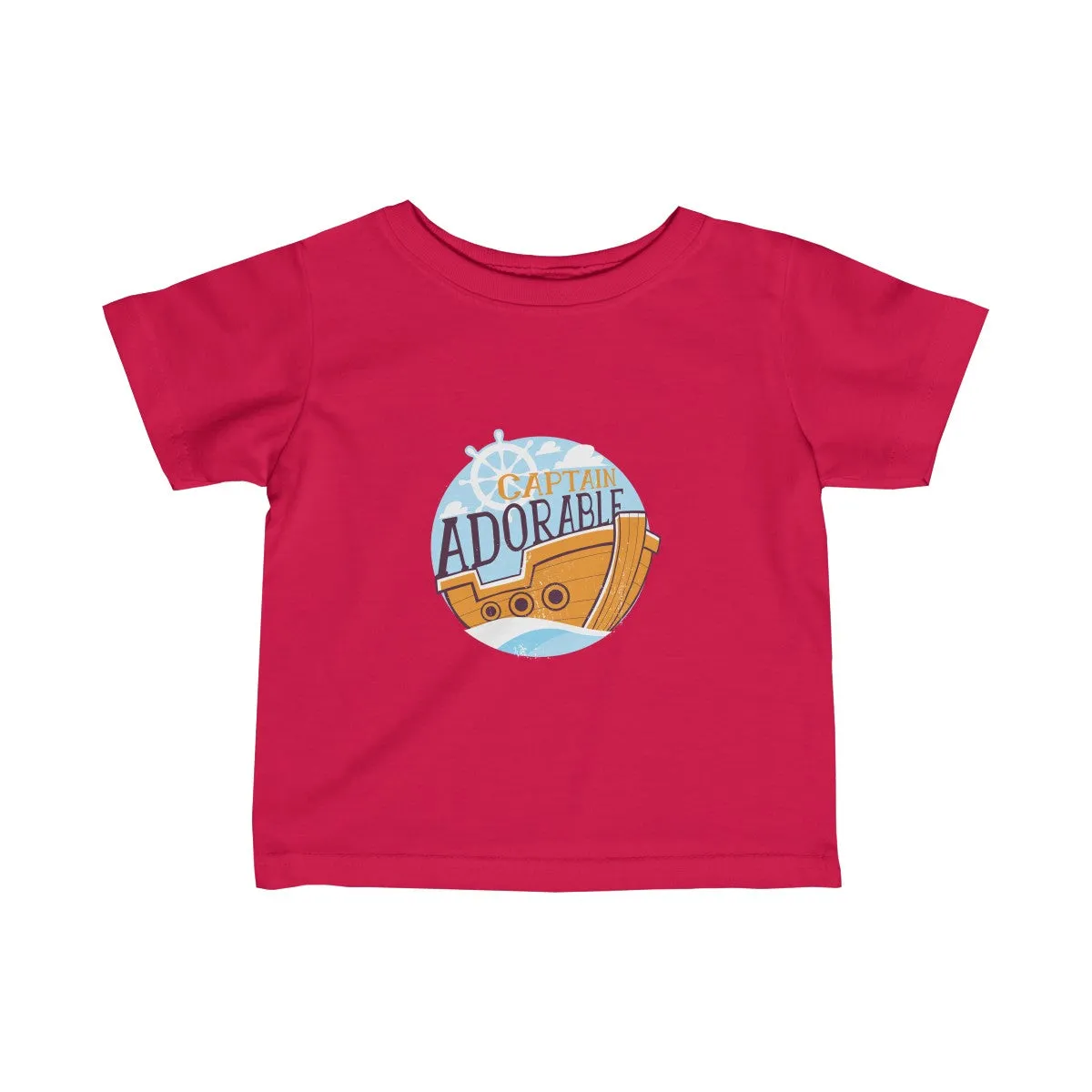 CAPTAIN ADORABLE <br>infant tee
