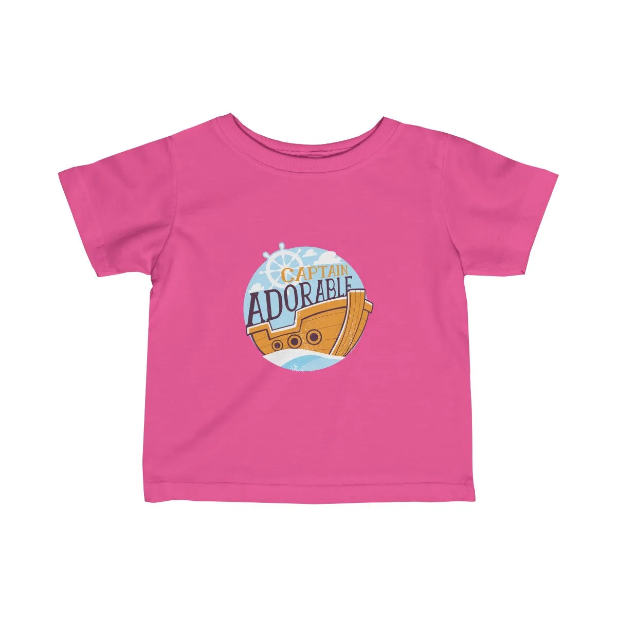 CAPTAIN ADORABLE <br>infant tee