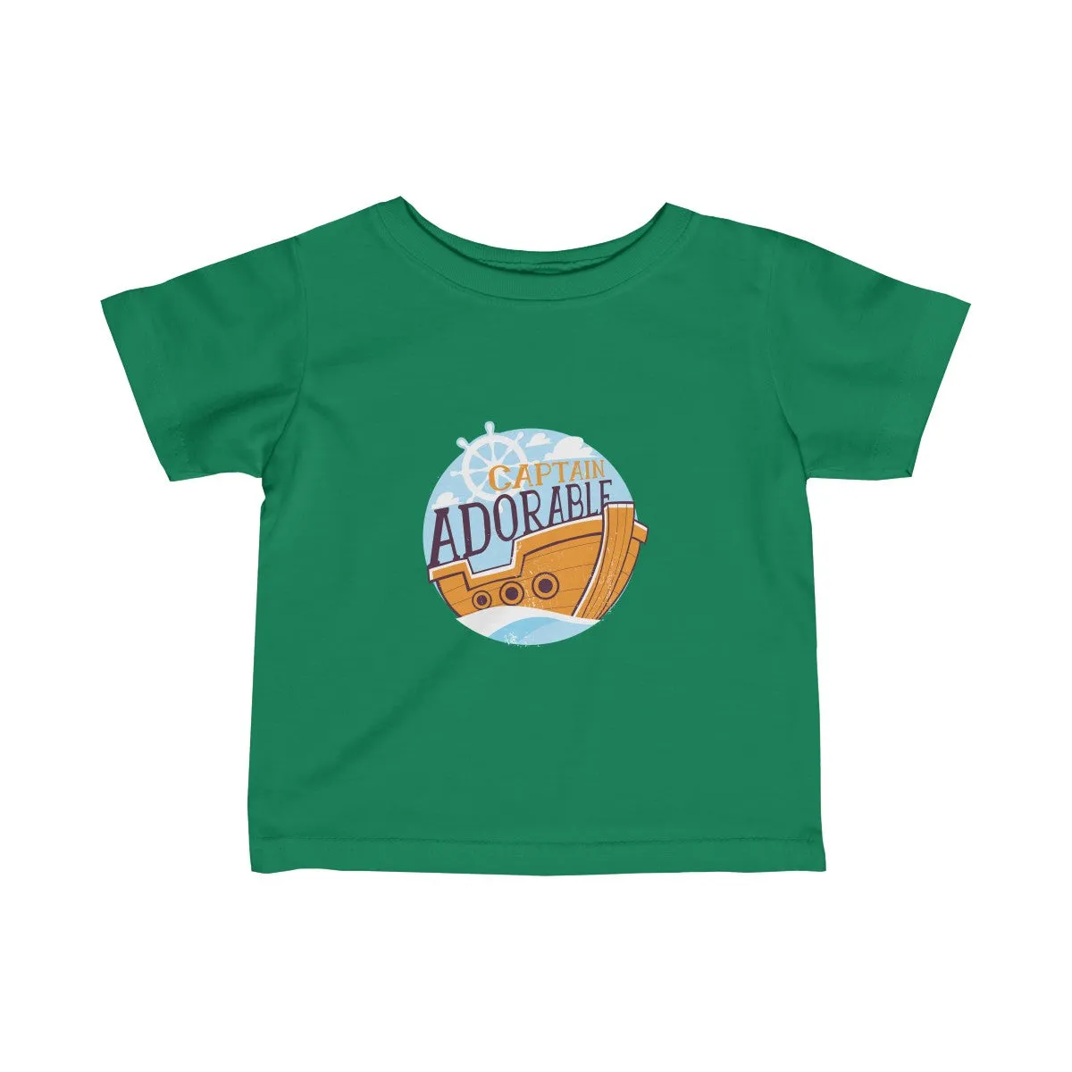 CAPTAIN ADORABLE <br>infant tee
