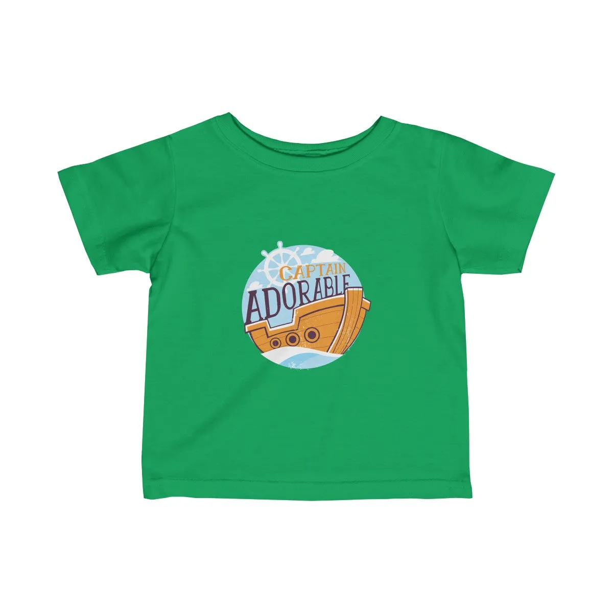 CAPTAIN ADORABLE <br>infant tee