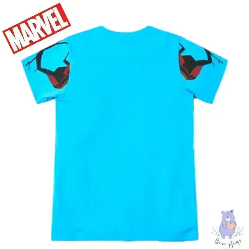 Captain America Print Round-Neck T-shirt
