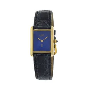 Cartier Must de Cartier Vermeil Tank Watch Manual Wind