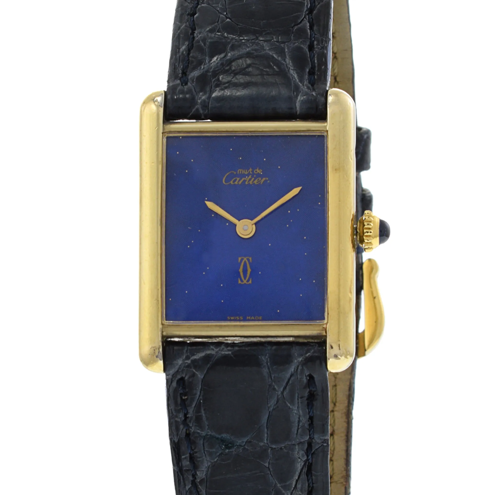 Cartier Must de Cartier Vermeil Tank Watch Manual Wind