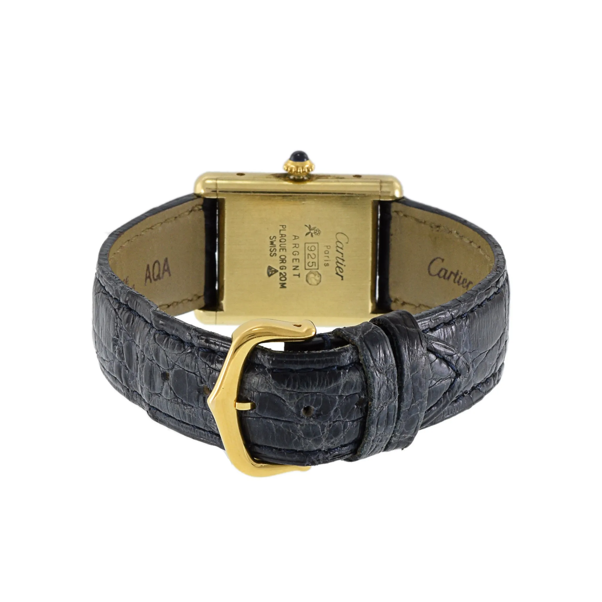 Cartier Must de Cartier Vermeil Tank Watch Manual Wind