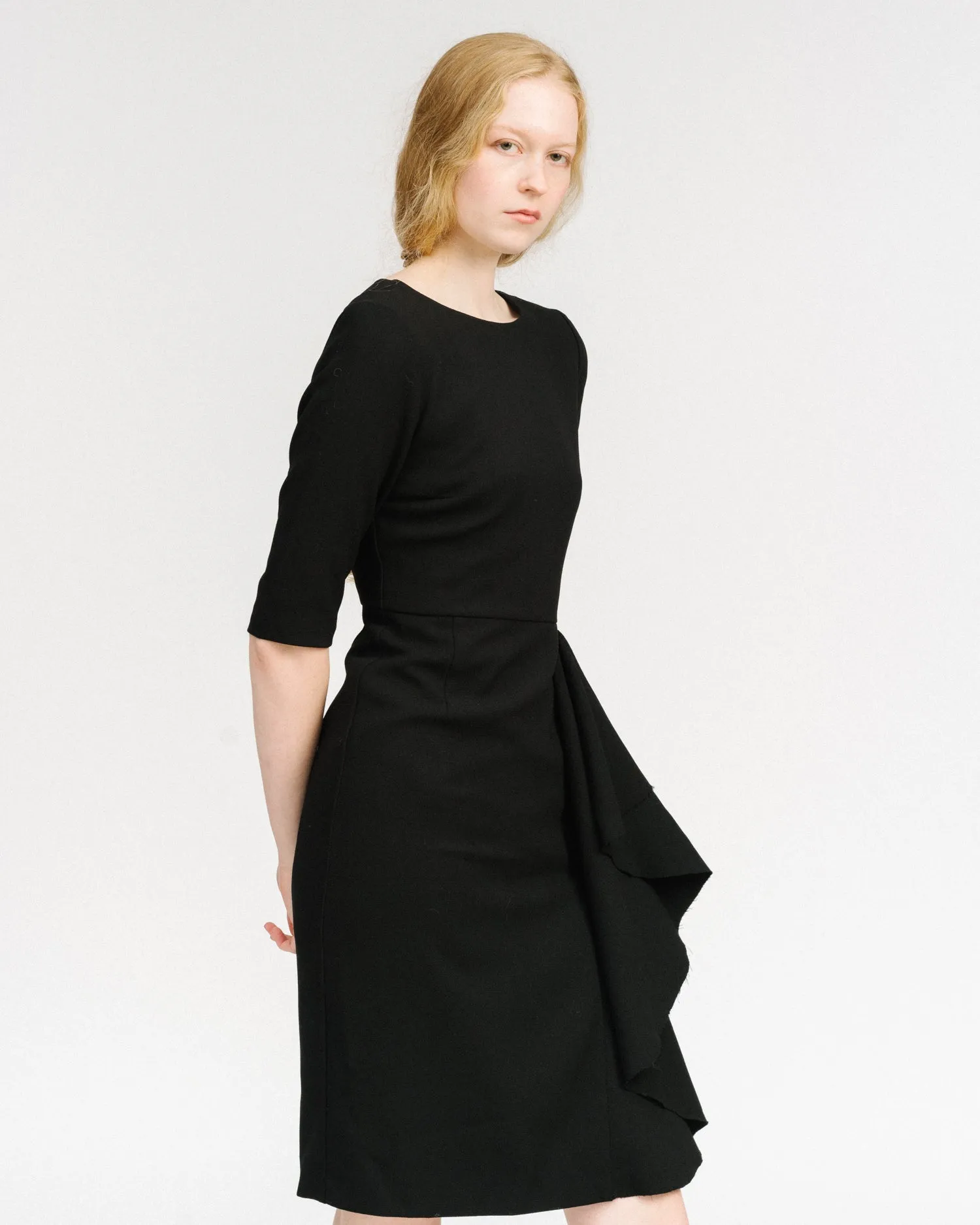 Cascading ruffle Dress