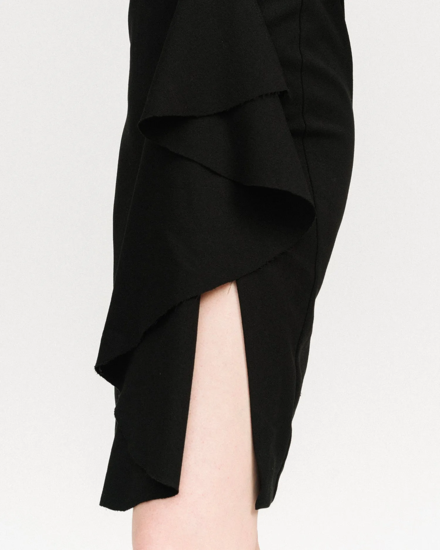Cascading ruffle Dress