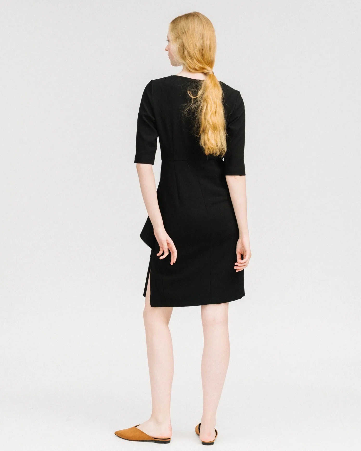 Cascading ruffle Dress