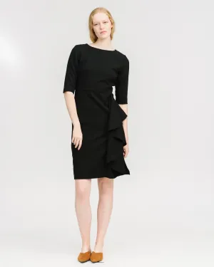 Cascading ruffle Dress