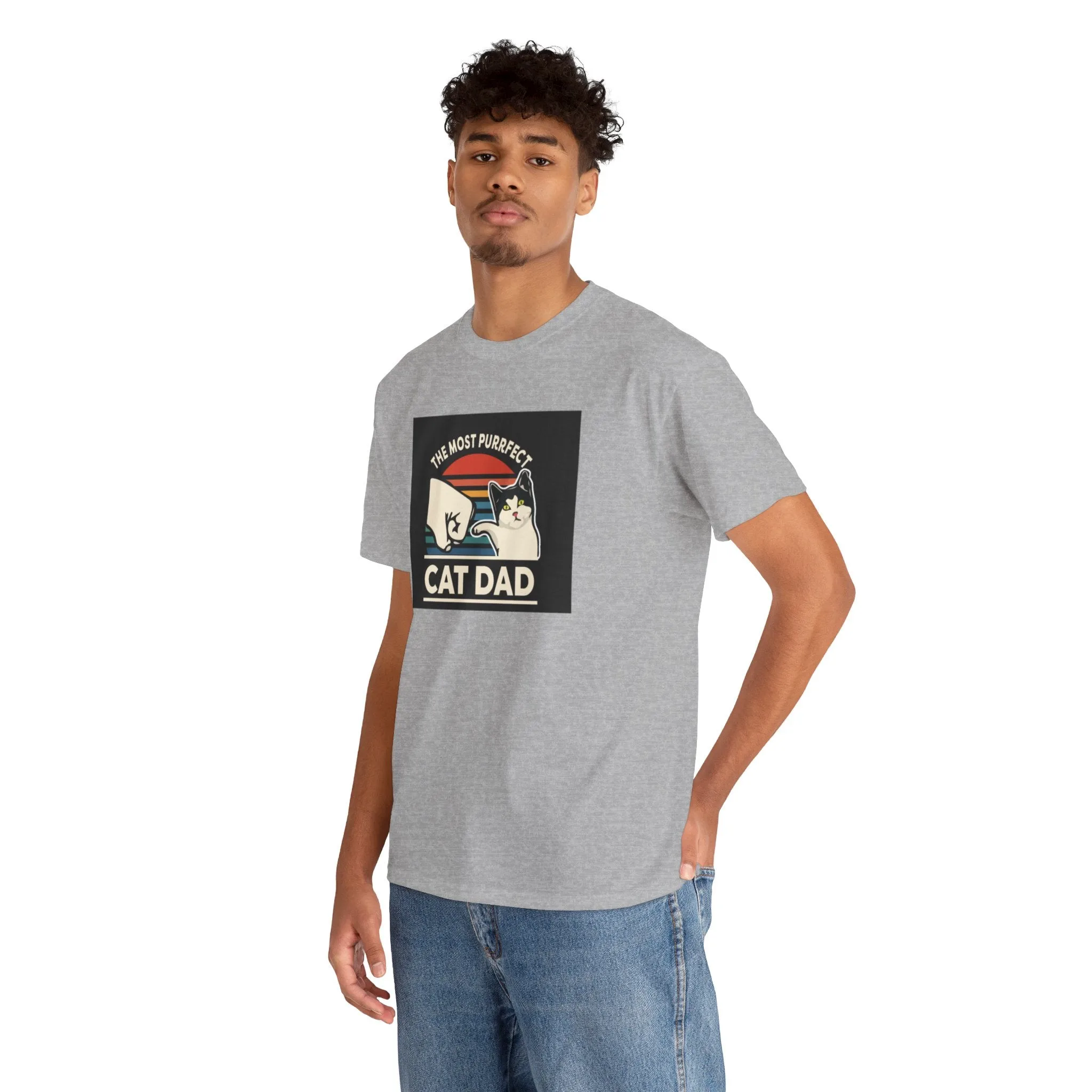 Cat dad Cotton Tee
