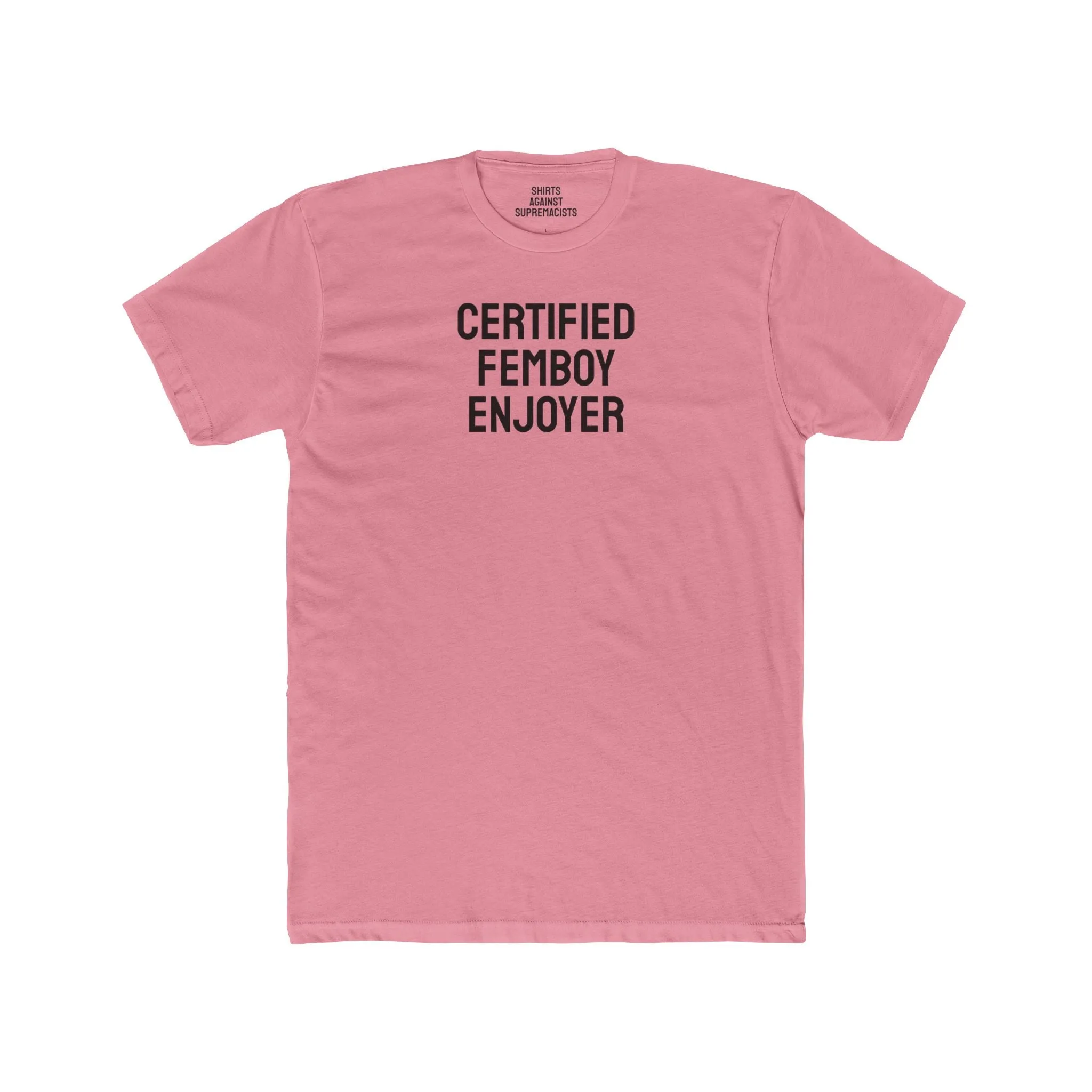 Certified Femboy Enjoyer - Unisex Cotton Crew Tee