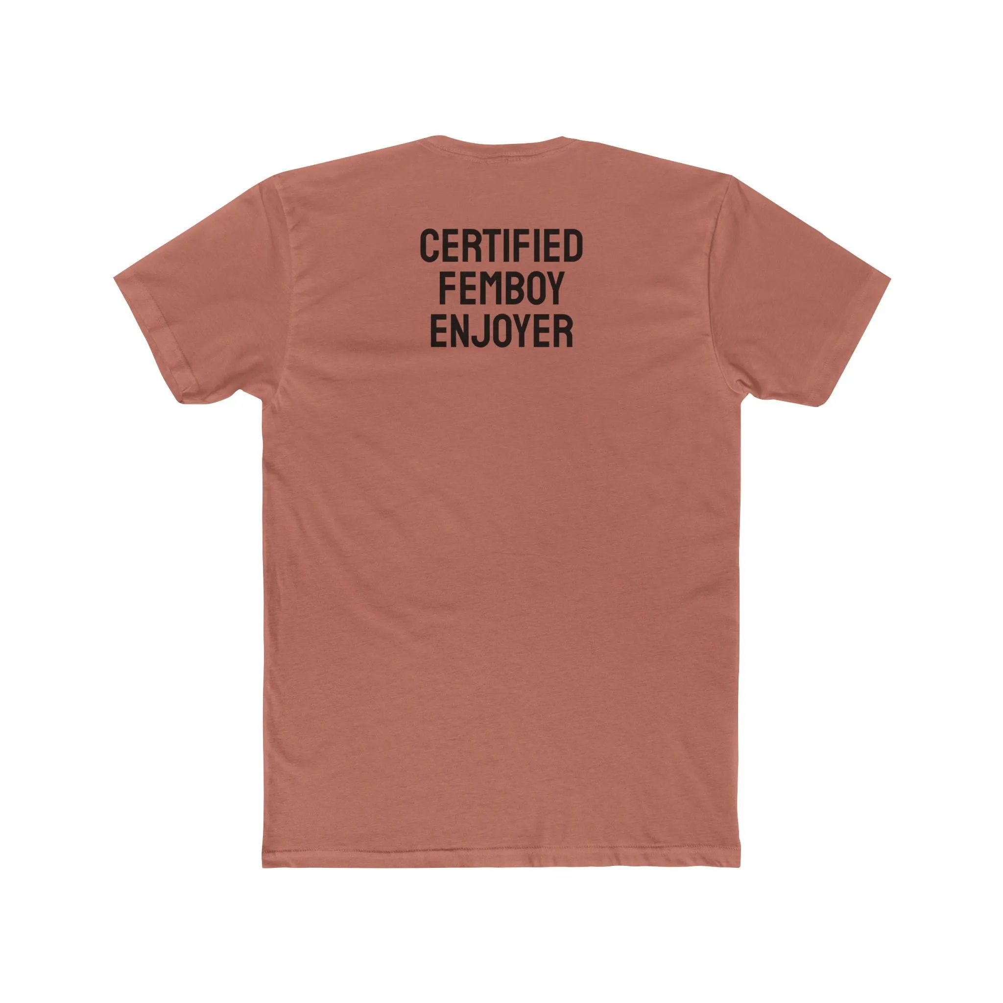 Certified Femboy Enjoyer - Unisex Cotton Crew Tee