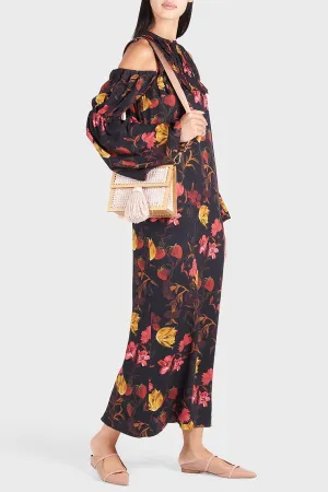Charlotte Print Cold-Shoulder Dress